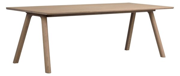 Rozkładany stół z litego drewna dębowego 95x220 cm Clapperton – Rowico