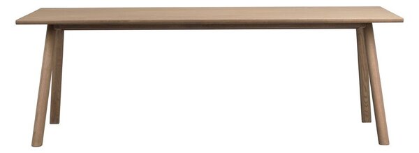 Rozkładany stół z litego drewna dębowego 95x220 cm Clapperton – Rowico