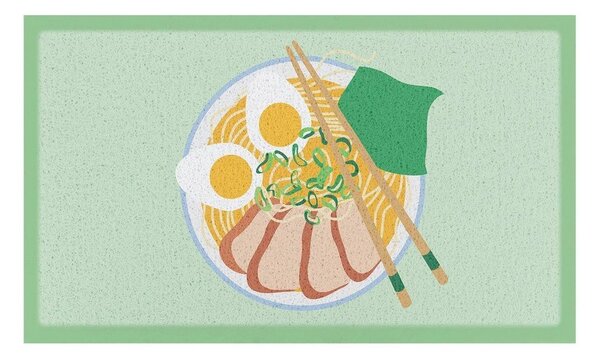 Wycieraczka z plastiku z recyklingu 40x70 cm Ramen Bowl – Artsy Doormats