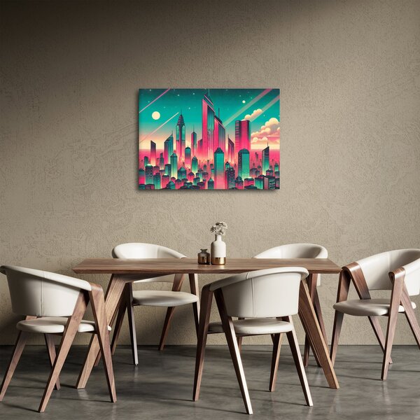 Obraz – Metropolia w stylu pop-art (70x50 cm)
