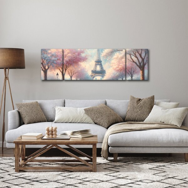Obraz – Wiosna w Paryżu (170x50 cm)