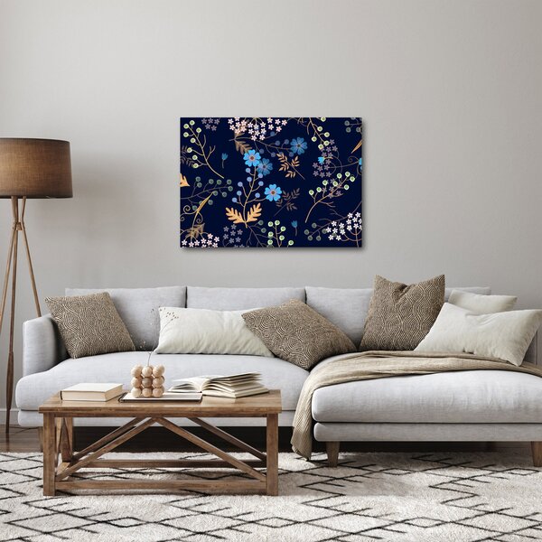 Obraz - Jesienne kwiaty (70x50 cm)