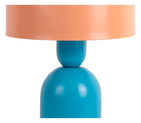Niebieska/pomarańczowa lampa stołowa (wysokość 24 cm) Double Funky – Leitmotiv