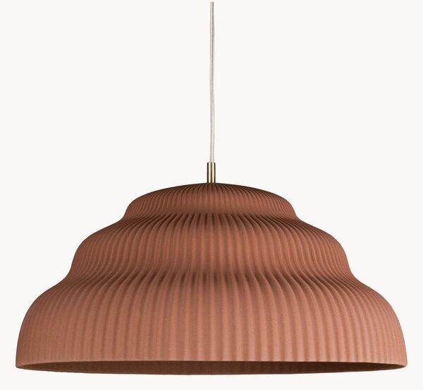 Ręcznie wykonana lampa wisząca z kamionki Kaskad, różne rozmiary