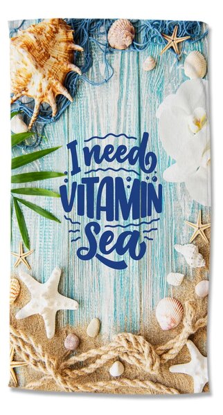 Aksamitny ręcznik plażowy 100x180 cm Vitamin Sea – Good Morning