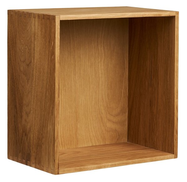 Wielopoziomowa półka z litego drewna dębowego w naturalnym kolorze 18 cm Townsville – House Nordic