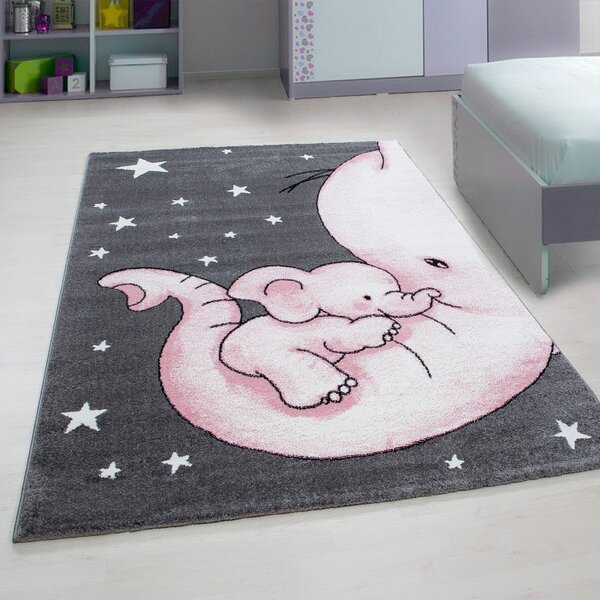 Różowo-szary dywan dziecięcy 120x170 cm Kids – Ayyildiz Carpets