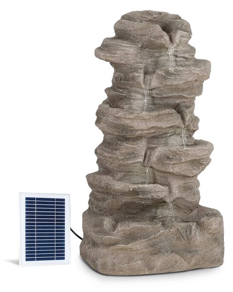 Blumfeldt Stonehenge XL, fontanna solarna, oświetlenie LED, Poliresin, bateria litowo-jonowa