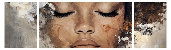 Obraz - Portret kobiety (170x50 cm)