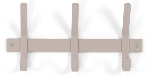 Szarobrązowy metalowy wieszak ścienny 40 cm Dexter – Spinder Design