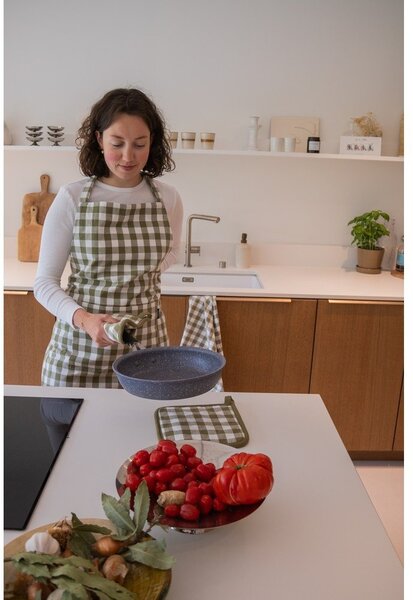 Bawełniany fartuch Gingham – Tiseco Home Studio