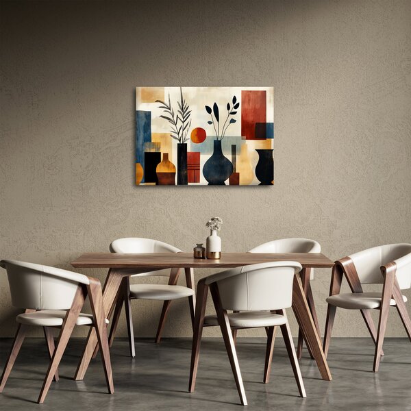 Obraz - Kubistyczne wazony (70x50 cm)