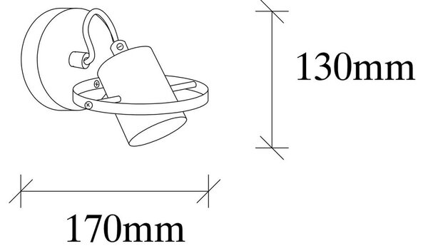 Kinkiet w kolorze złota Vaveyla – Opviq lights