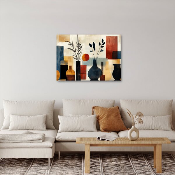 Obraz - Kubistyczne wazony (70x50 cm)