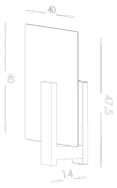 Biała lampa sufitowa ze szklanym kloszem 40x47.5 cm Parola – Sollux