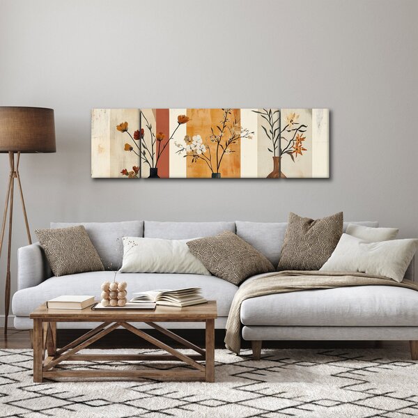 Obraz - Wazony w łukach (170x50 cm)