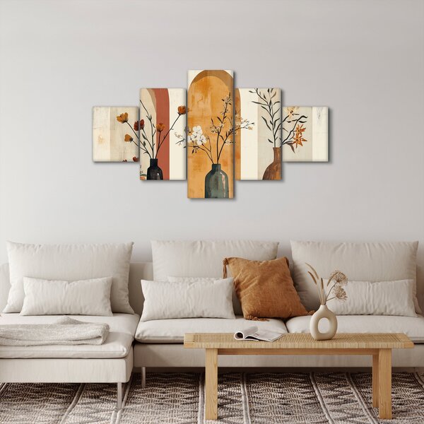 Obraz - Wazony w łukach (125x70 cm)