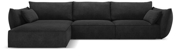 Ciemnoszary narożnik (lewostronny) Vanda – Mazzini Sofas