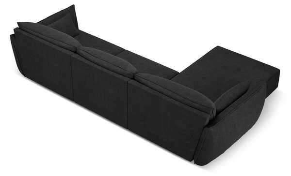 Ciemnoszary narożnik (lewostronny) Vanda – Mazzini Sofas