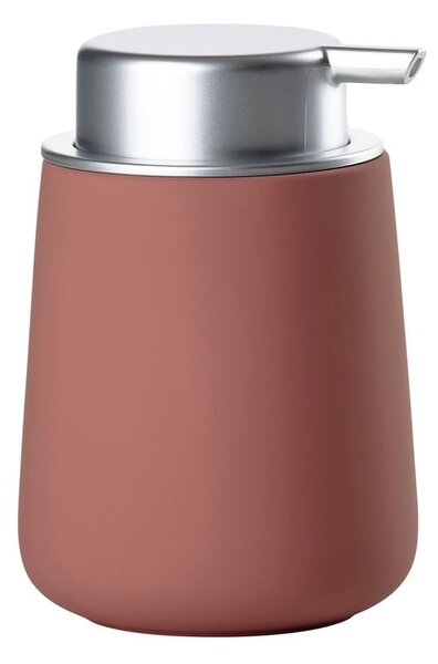 Jasnoczerwony porcelanowy dozownik do mydła 250 ml Nova – Zone