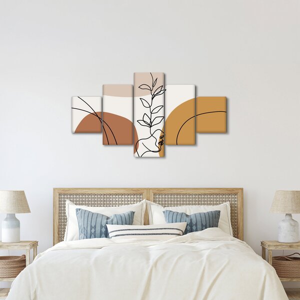 Obraz - Kształty Boho (125x70 cm)