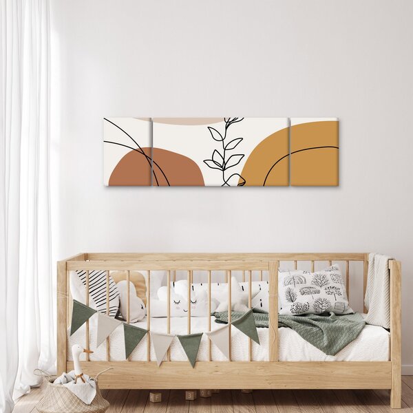 Obraz - Kształty Boho (170x50 cm)