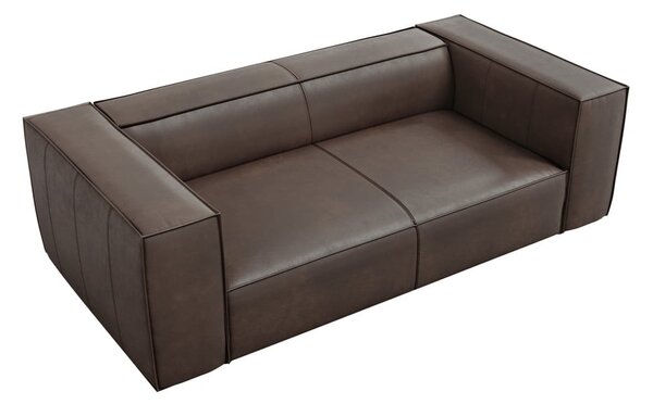 Brązowa skórzana sofa 212 cm Madame – Windsor & Co Sofas