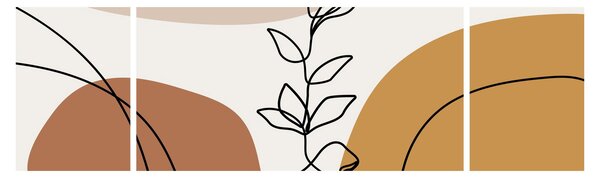 Obraz - Kształty Boho (170x50 cm)