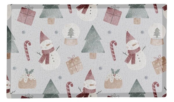 Wycieraczka ze świątecznym motywem 40x70 cm Snowman – Artsy Doormats