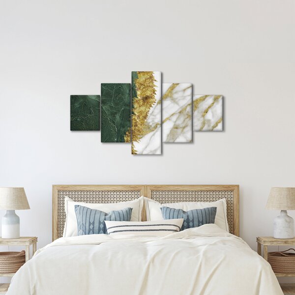 Obraz - Zielony marmur N⁰1 (125x70 cm)