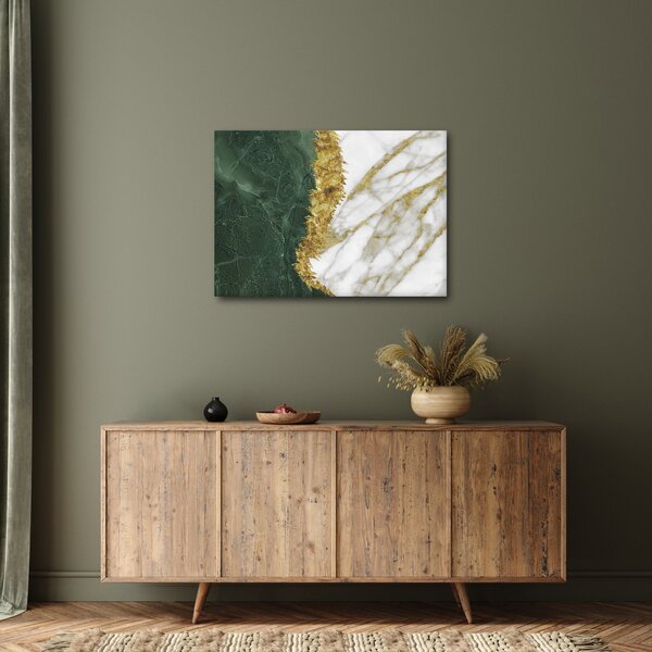 Obraz - Zielony marmur N⁰1 (70x50 cm)