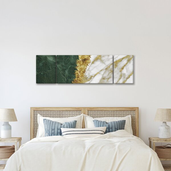 Obraz - Zielony marmur N⁰1 (170x50 cm)