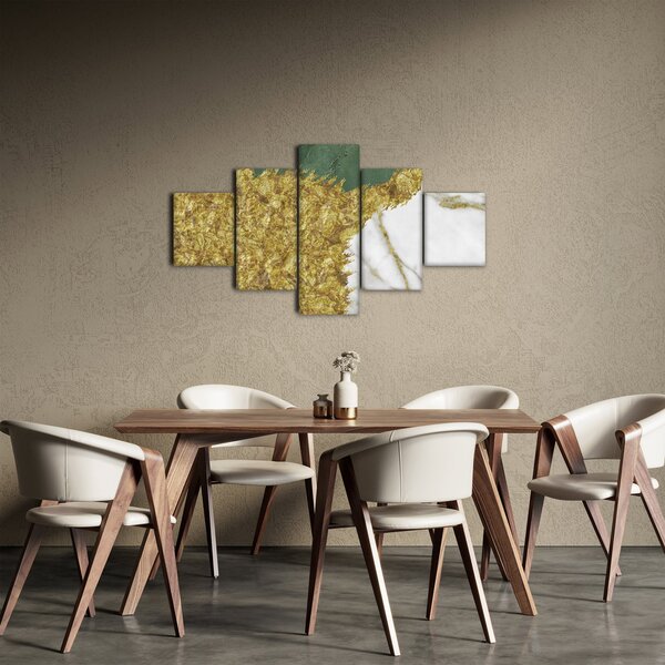 Obraz - Zielony marmur N⁰2 (125x70 cm)