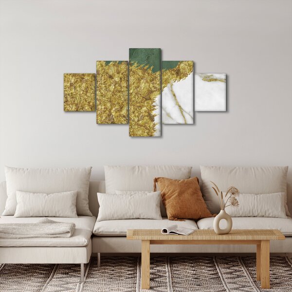 Obraz - Zielony marmur N⁰2 (125x70 cm)