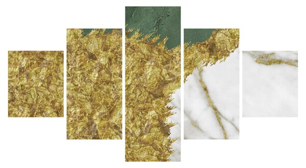 Obraz - Zielony marmur N⁰2 (125x70 cm)