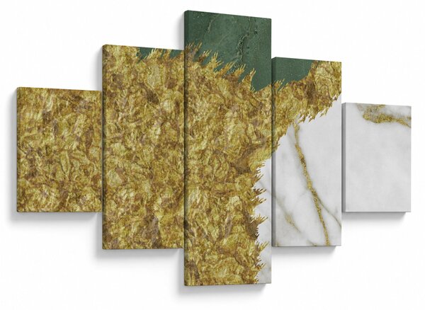 Obraz - Zielony marmur N⁰2 (125x70 cm)