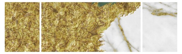 Obraz - Zielony marmur N⁰2 (170x50 cm)