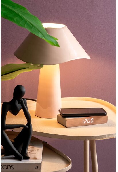 Różowa lampa stołowa (wysokość 33 cm) Ameno – Leitmotiv