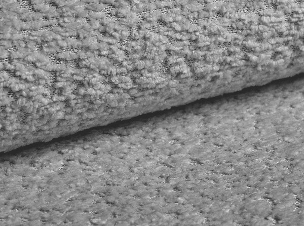 Jasnoszara poduszka na sofę z materiału bouclé Kemi – Cosmopolitan Design