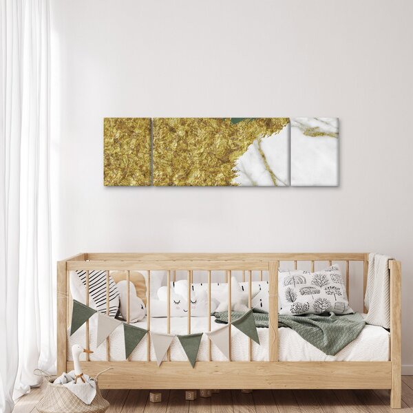 Obraz - Zielony marmur N⁰2 (170x50 cm)