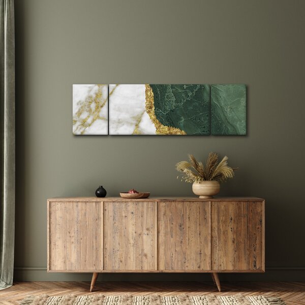 Obraz - Zielony marmur N⁰3 (170x50 cm)