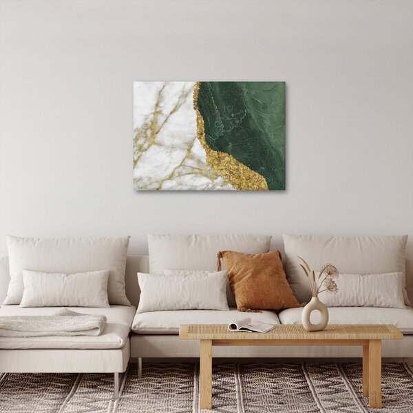 Obraz - Zielony marmur N⁰3 (70x50 cm)