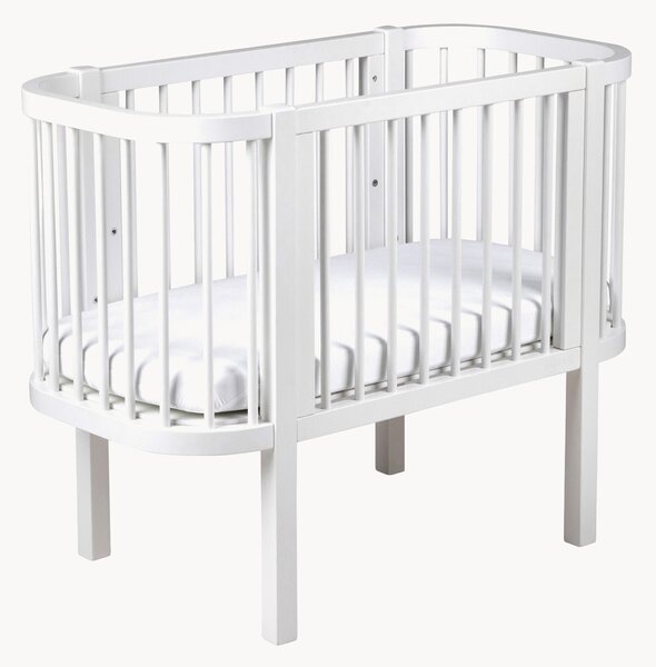 Łóżeczko dziecięce z drewna bukowego Nighty, 91 x W 80 cm