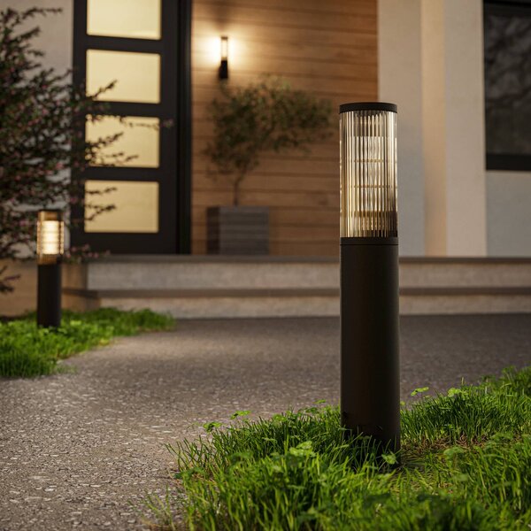 EGLO Lampa ogrodowa stojąca Salle, czarny, aluminium, nowoczesny