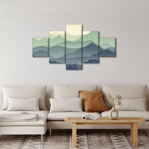 Obraz - Forest Mountain (125x70 cm)