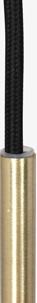 Steinhauer Lampa wisząca szklana Bollique, możliwość ściemniania, mosiężny / złoty, salon / jadalnia, metal