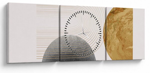 Obraz - Rustic Arches N⁰2 (z zegarem) (90x30 cm)