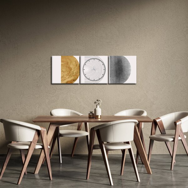 Obraz - Rustykalne łuki N⁰3 (z zegarem) (90x30 cm)
