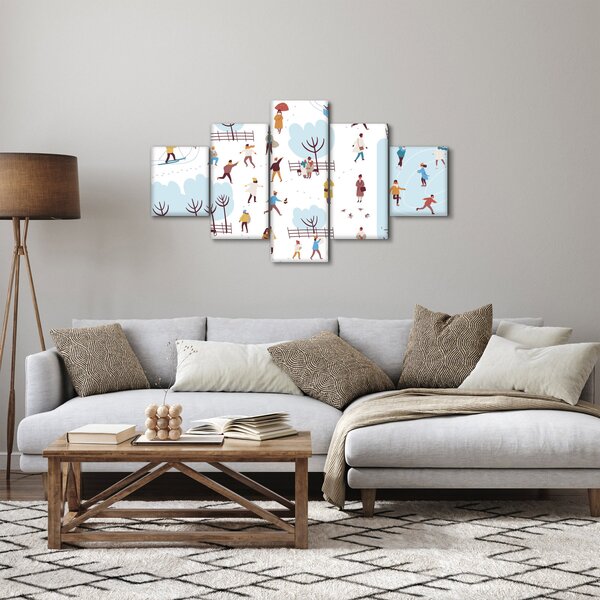 Obraz - Wesołej zimy (125x70 cm)