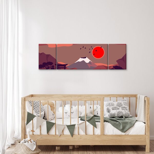 Obraz - Góry Fuji (170x50 cm)